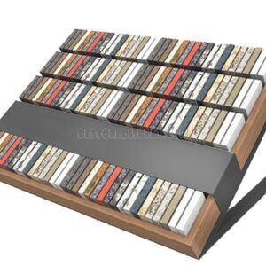 Metal Quartz Tile Tabletop Display Stand For Showroom STD-017