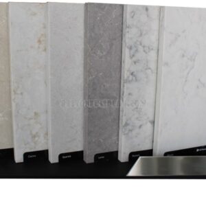 White Marble Tile Tabletop Display Stand STD-002