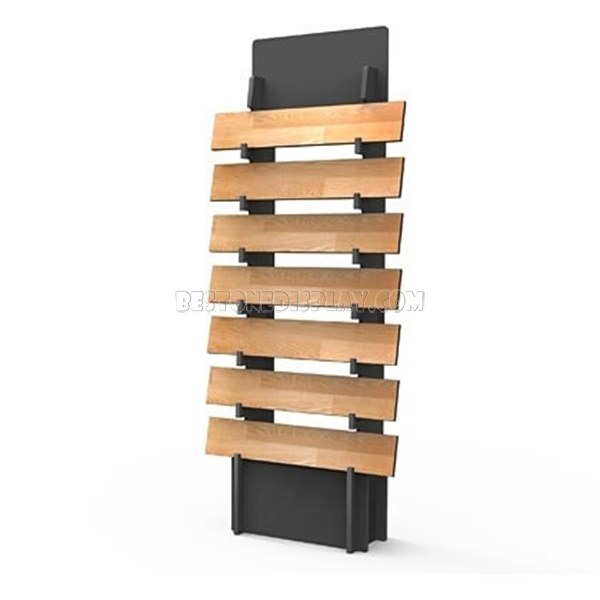 Factory Price Wooden Flooring Tile Display Stand With MDF Board For Showroom WSR-46