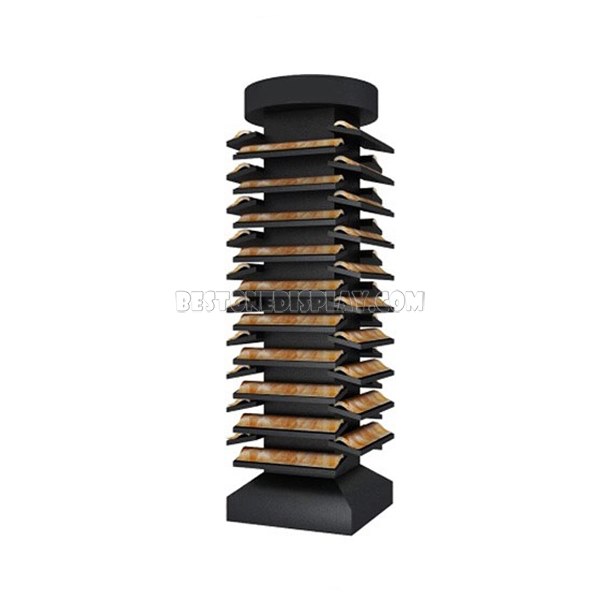 Hot Selling Hardwood Flooring Tile Display Shelf With Metal For Advertising WSR-013