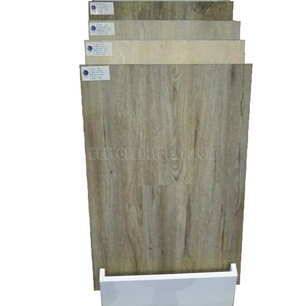 New Fresh Hardwood Flooring Tile Display Towel With Metal For Logo Printed WSR-022