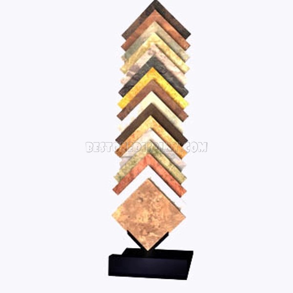 New Style Ceramic Tile Display Shelf With Metal For Advertising CSR-049